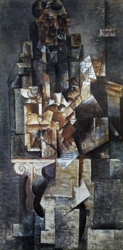  picasso - Mann a la guitare 3 1912 Kubismus Pablo Picasso